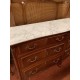 Comoda Luis xv + 2 mesillas tapa marmol