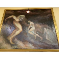 Oleo sobre lienzo del pintor G.Mustelier