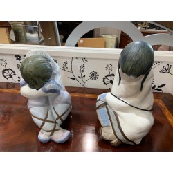 Pareja de esquimales de lladro