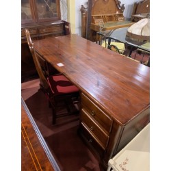 Escritorio madera pino maciza 6/c + silla