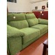Sofa 3/p reclinable y basculante en verde