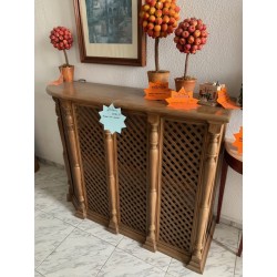 Barra de bar provenzal en madera maciza
