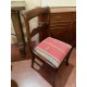 8 sillas estilo ingles asiento tapizado