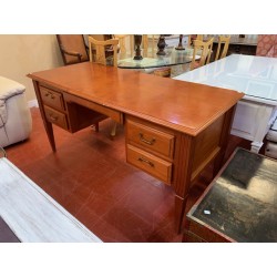 Escritorio pino macizo 5 cajones
