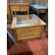 Mesa rincon rustica 2/c tapa cristal