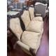 Sofa antiguo isabelino con tallas