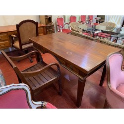 Mesa escritorio colonial 2/c + sillon
