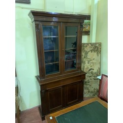 Vitrina est victoriana madera de caoba