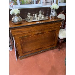 Comoda clasica nogal con marqueteria 4/c
