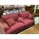 Sofa 3/p clasico pluma tap tonos granates