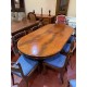 Mesa comedor oval palma de caoba ext