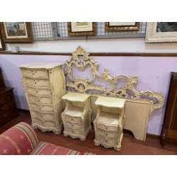 Dormitorio con tallas en color decape