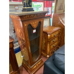 Peana vitrina antigua 1/p con bronces