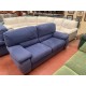 Sofa 3/p tap tipo ante azul