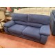 Sofa 3/p tap tipo ante azul