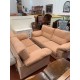 Sofas 3+2 tapizado color teja