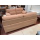 Sofas 3+2 tapizado color teja