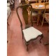 Mesa comedor palma caoba + 6 sillas reina ana