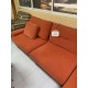 Sofa con chaislonge tap chenilla naranja