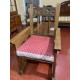 Sillon sacristia madera nogal