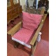 Sillon sacristia madera nogal