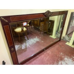 Espejo rectangular clasico con bronces