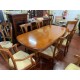 Mesa comedor cerezo con alas + silleria