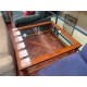 Mesa centro clasica limoncillo tapa cristal