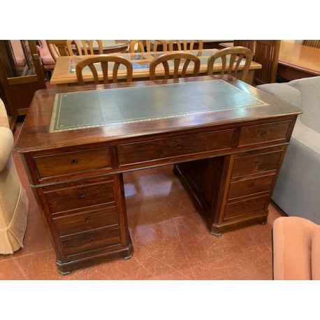 Mesa despacho antiguo madera palosanto