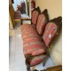 Sofa tipo isabelino madera de caoba