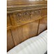Cabecero antiguo madera castaño