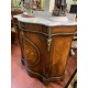 Mueble entredos con marqueteria tapa marmol