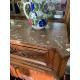 Aparador antiguo 2/p 1/c con tallas tapa marmol