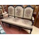 Sofa alfonsino tap bordado flores
