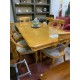 Mesa comedor roble claro + silleria