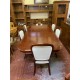 Mesa comedor clasica raiz + 6 sillas tap crudo