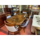Mesa comedor oval clasica ext + 6 sillas