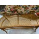 Banco tipo thonet con asiento rejilla