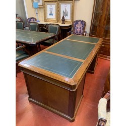 Mesa despacho clasica sobre piel 9/c