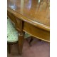 Mesa comedor oval cerezo extensible