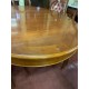 Mesa comedor oval cerezo extensible