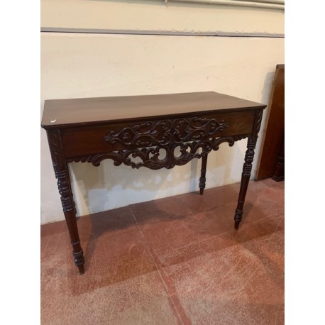 Consola antigua madera de caoba 1/c