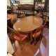 Mesa comedor ovalada cerezo ext + 6 sillas