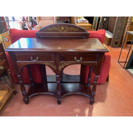 Consola rustica decorada 2/c + espejo
