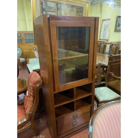 Vitrina colonial teka con 2/c