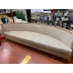 Sofa diseño curvo firmado madera de roble