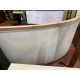 Sofa diseño curvo firmado madera de roble