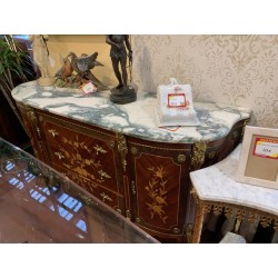 Aparador nogal con bronces y marqueteria