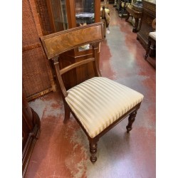 8 sillas + 2 sillones clasicos nogal