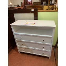 Comoda 3/c y hueco color blanco